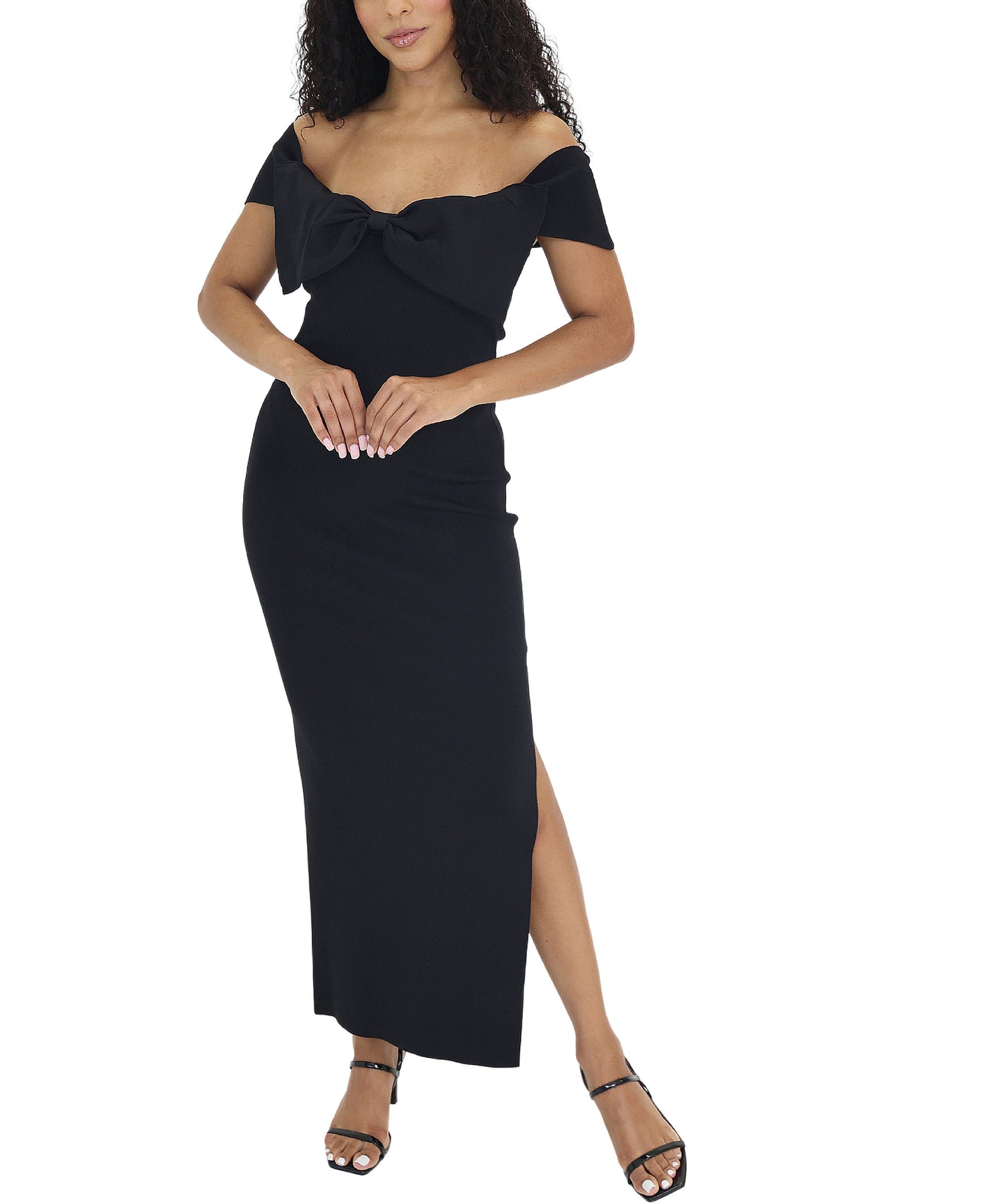Bow Bodycon Midi Dress view 1