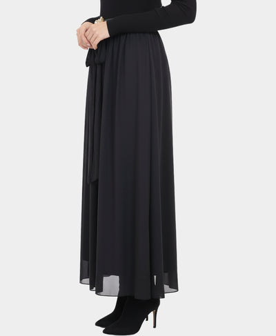 Maxi Skirt w/ Flower Metal Detail image 2