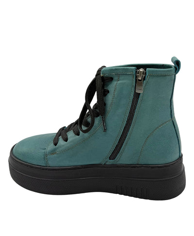 Leather Platform Combat Boot image 2