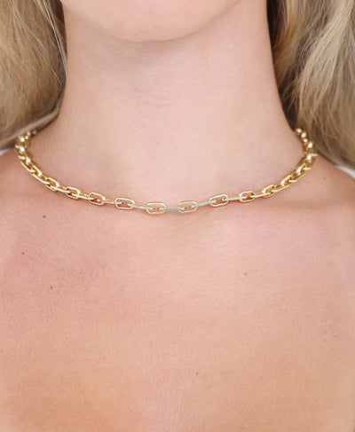 Paperclip Chain Necklace image 1
