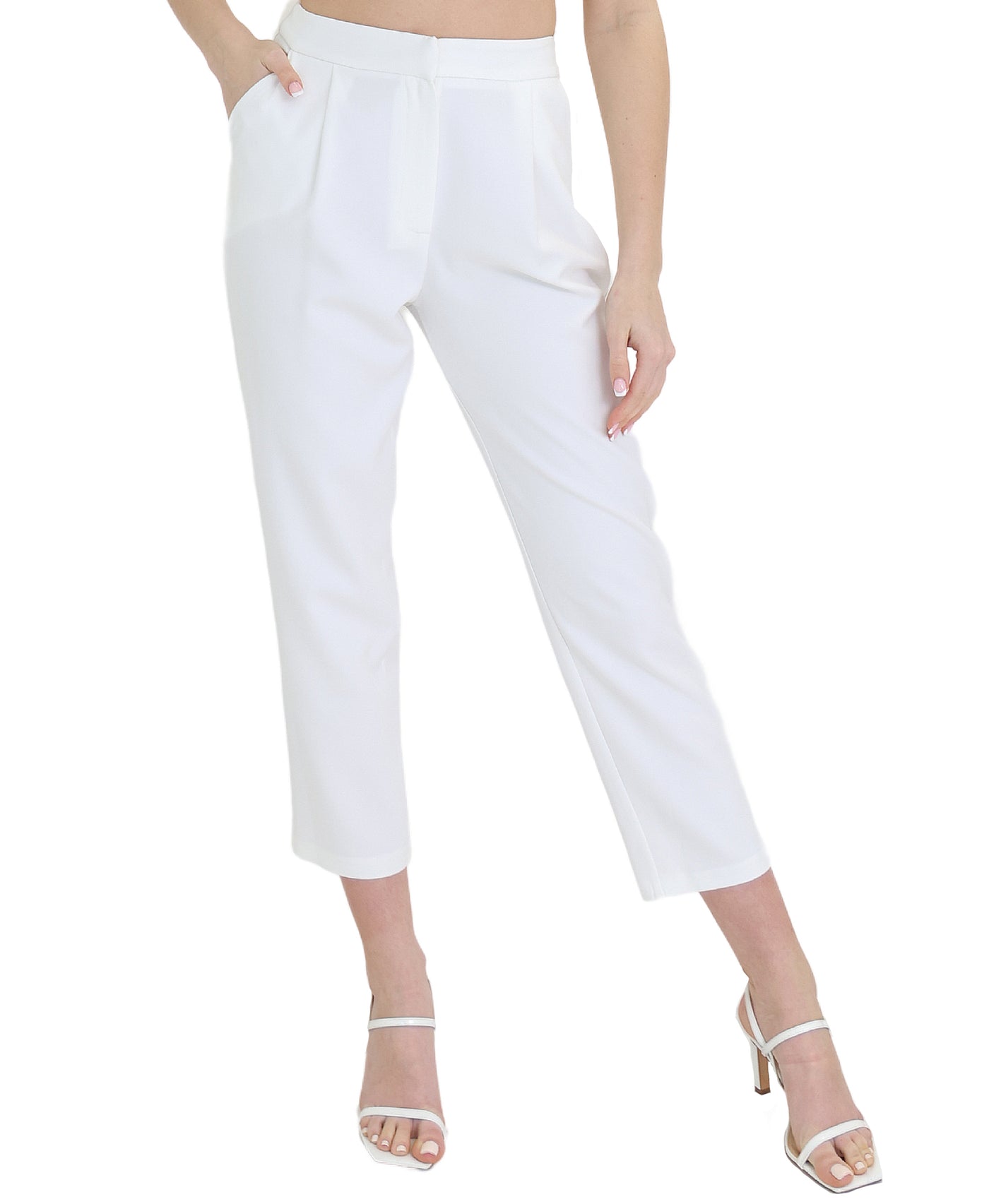 Cropped Trouser Pants view 1