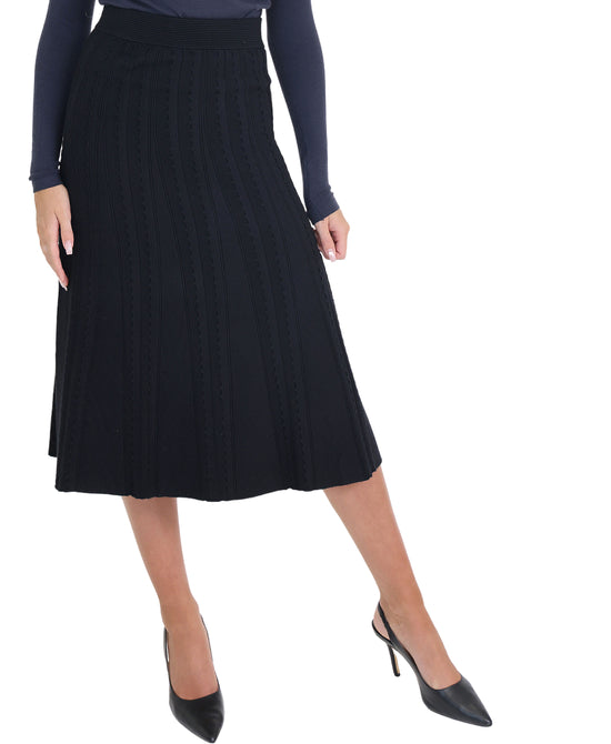 Cable Knit Midi Skirt view 