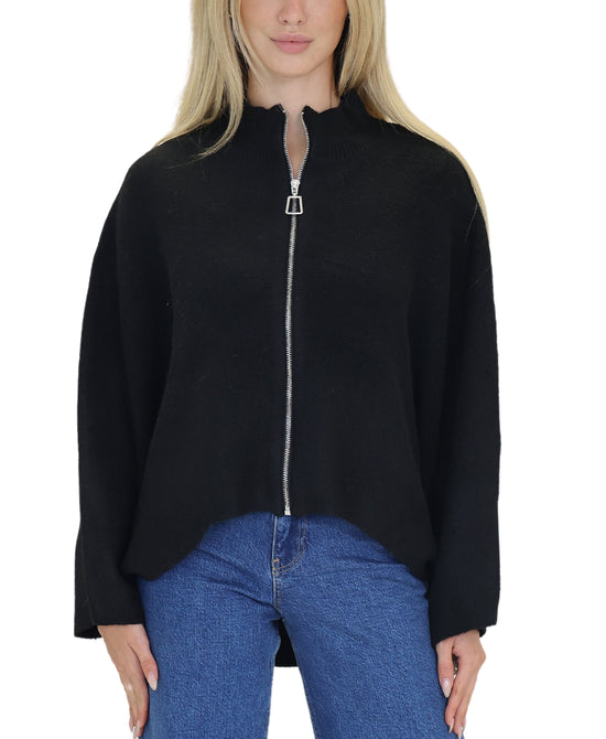 Knit Hi-Lo Poncho view 