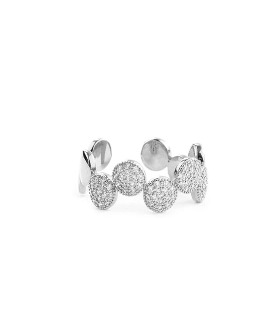 Cubic Zirconia Circle Ring view 