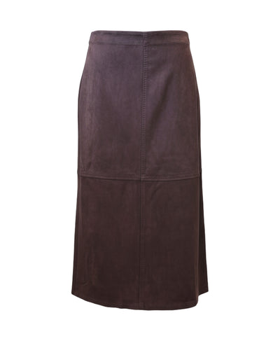 Faux Suede Midi Skirt image 1