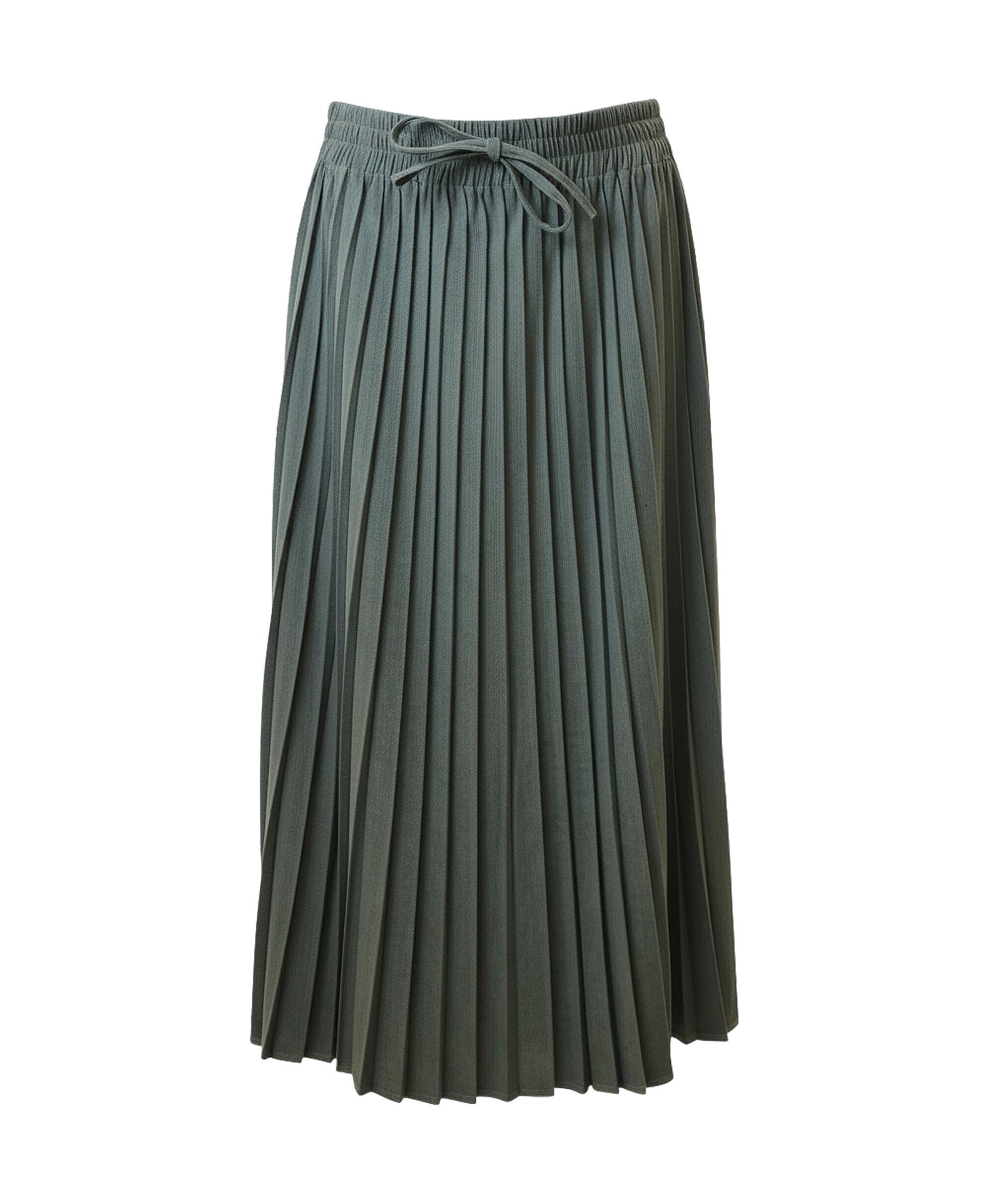 Pleated Corduroy Skirt view 4