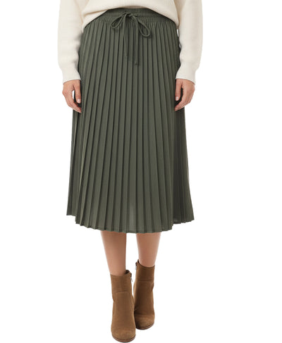 Pleated Corduroy Skirt image 3