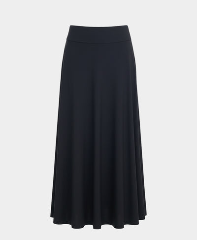 Solid Midi Skirt image 2