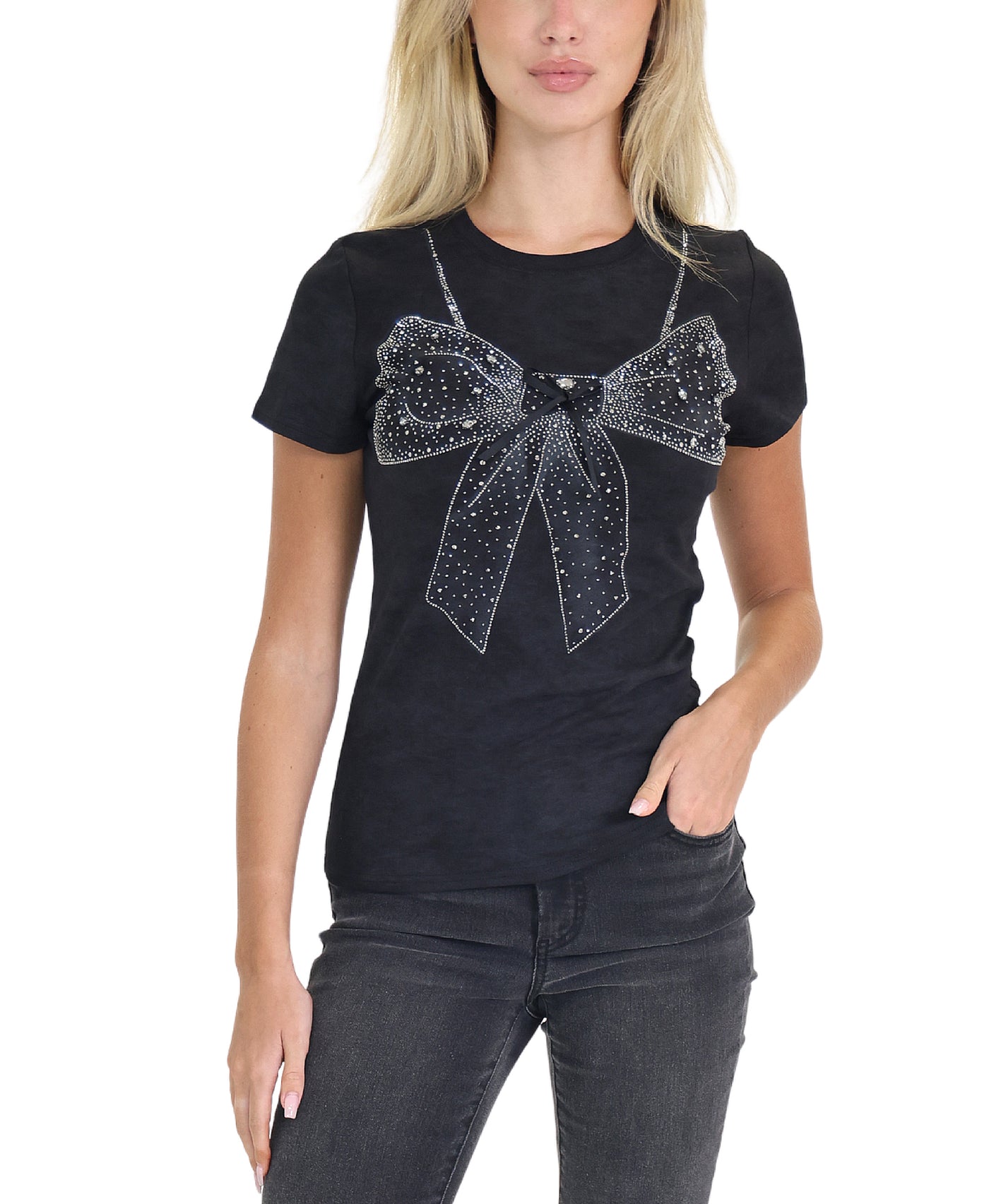 Jeweled Bow Tee view 1