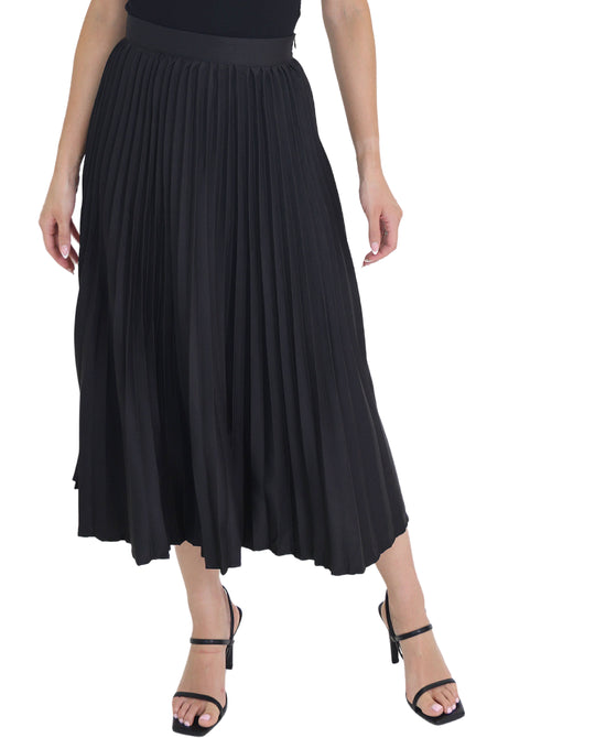 Pleated Midi Skirt view 