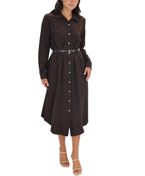 Shirt Dress w/ Belt view 