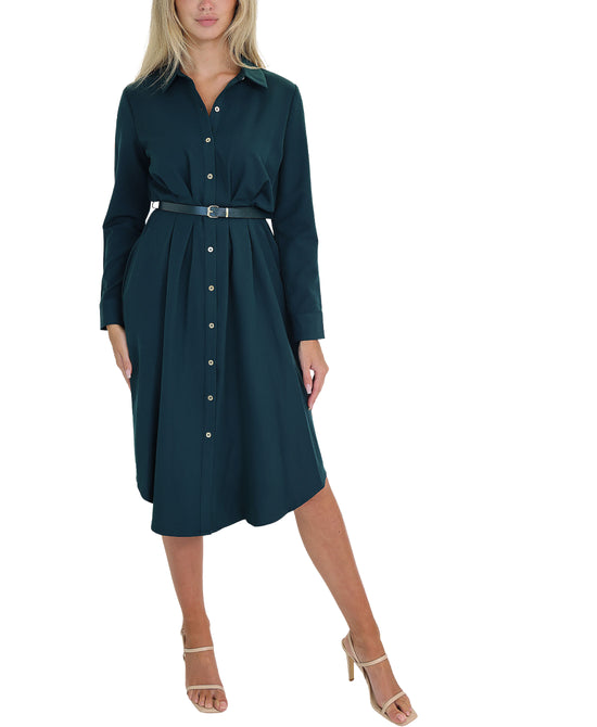 Shirt Dress w/ Belt view 