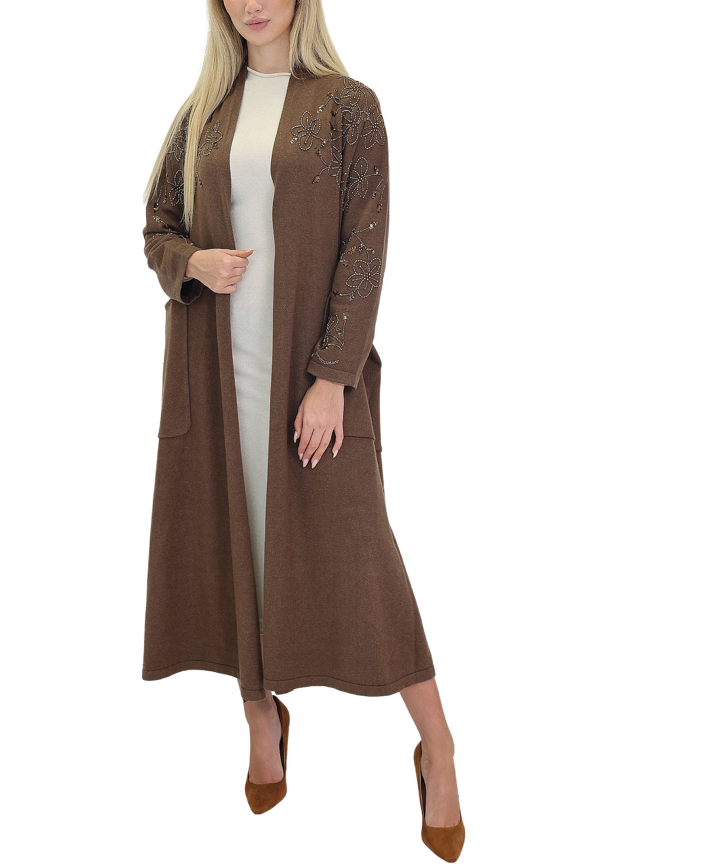 Long Beaded Duster view 1