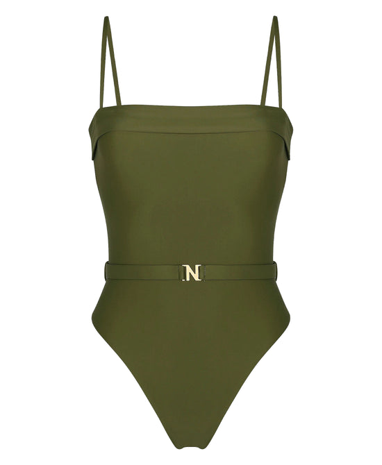 Solid One-Piece Swimsuit view 