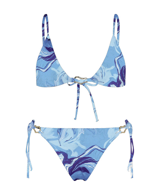 Marble Print Bikini- 2 Pc Set view 