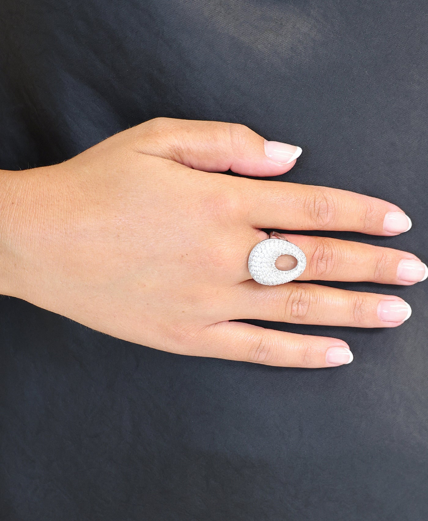 Oval Statement Ring view 1