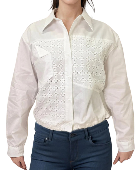 Eyelet Detail Top view 