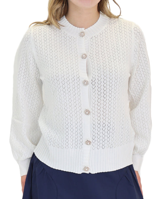 Knit Cardigan Sweater view 