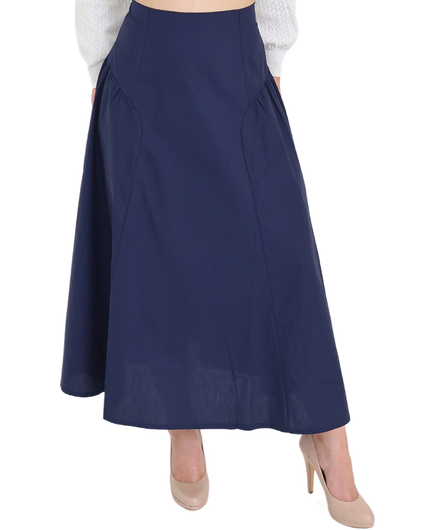 Solid Midi Skirt view 1