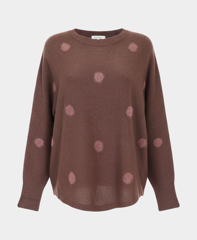 Sweater w/ Fuzzy Dots image 2