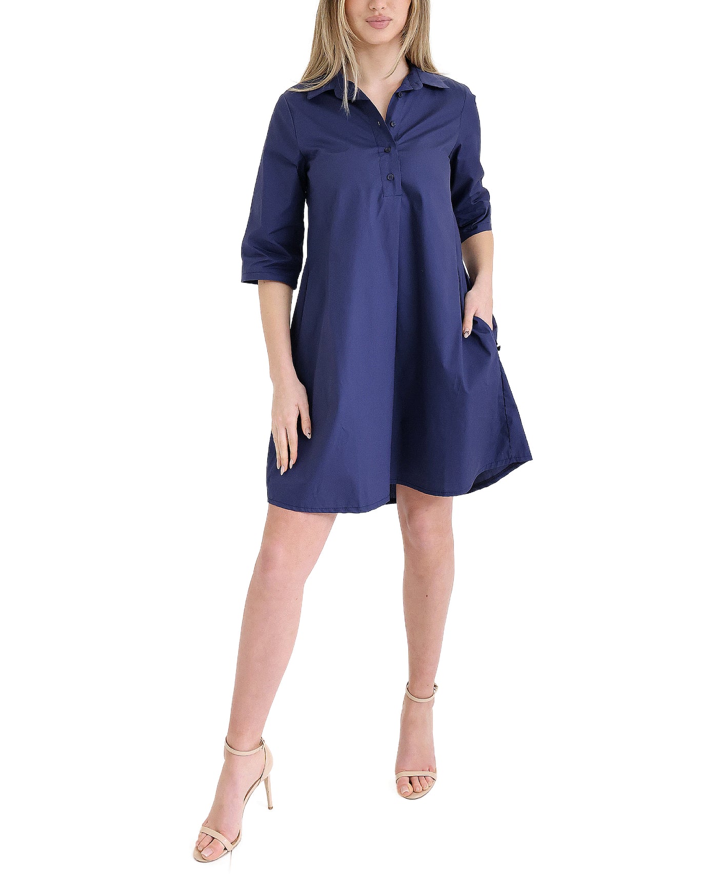 A-Line Shirt Dress view 1