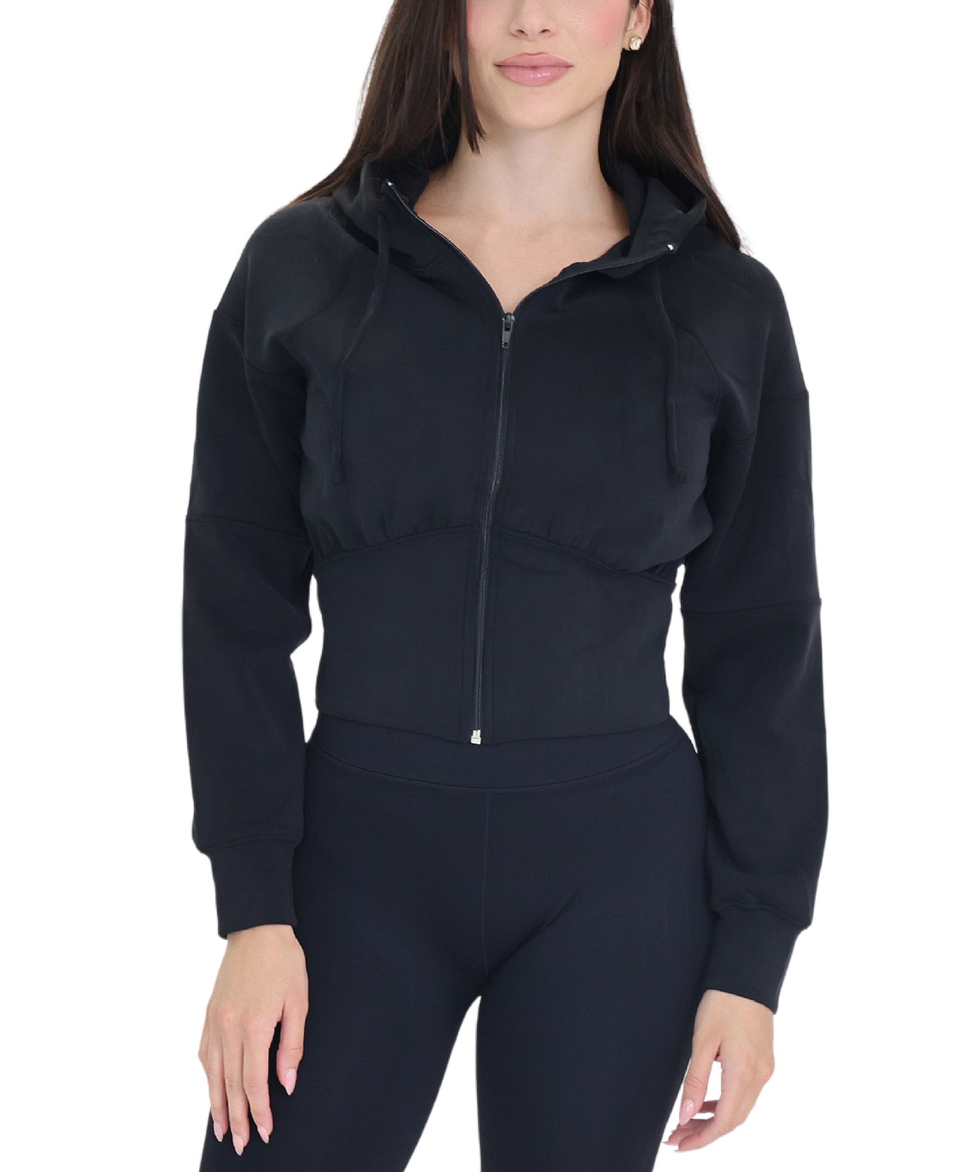 Zip Up Jacket w/ Hood view 1