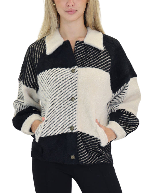 Faux Fur Shacket view 