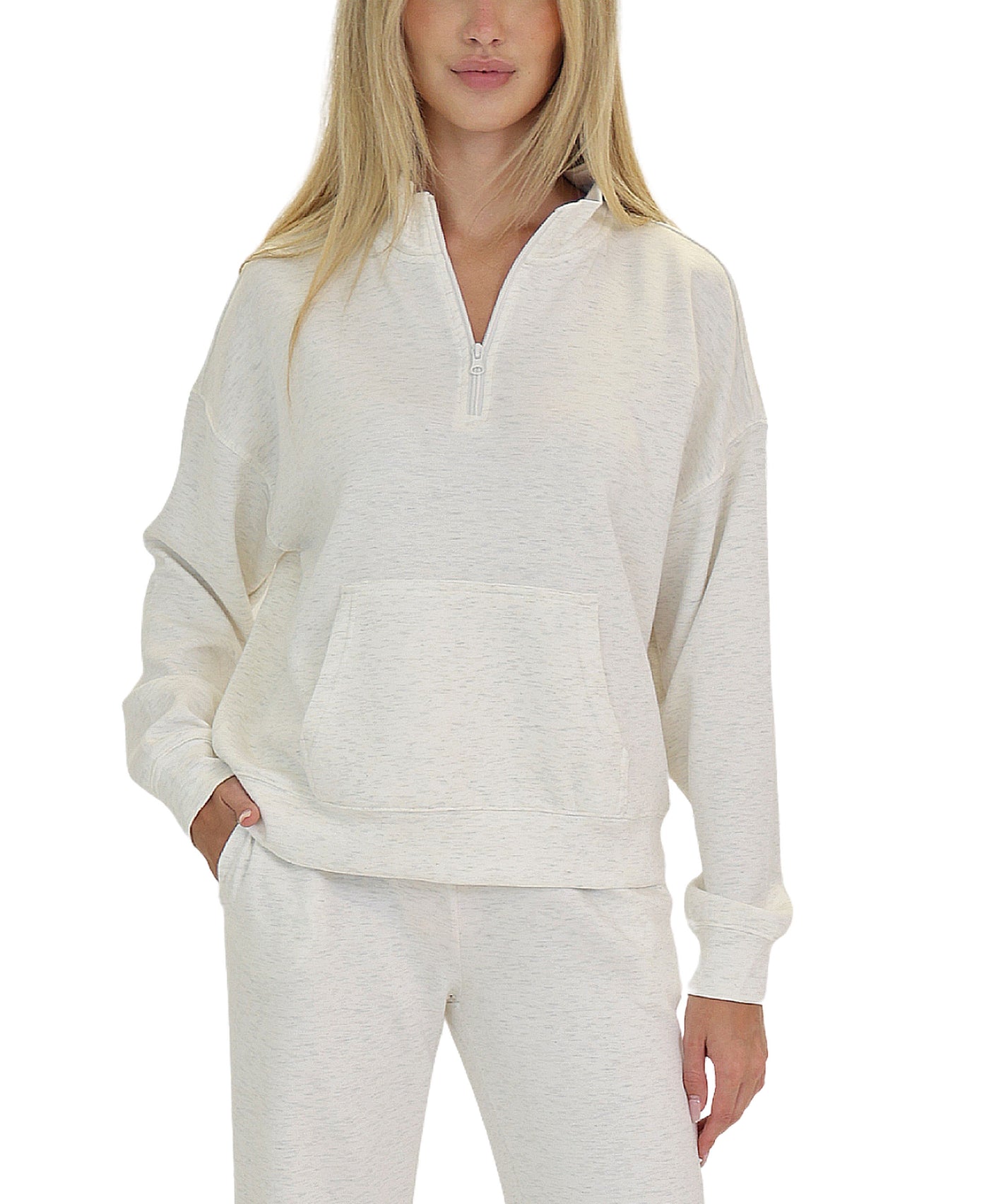 Cloud Fleece Quarter Zip Top view 1