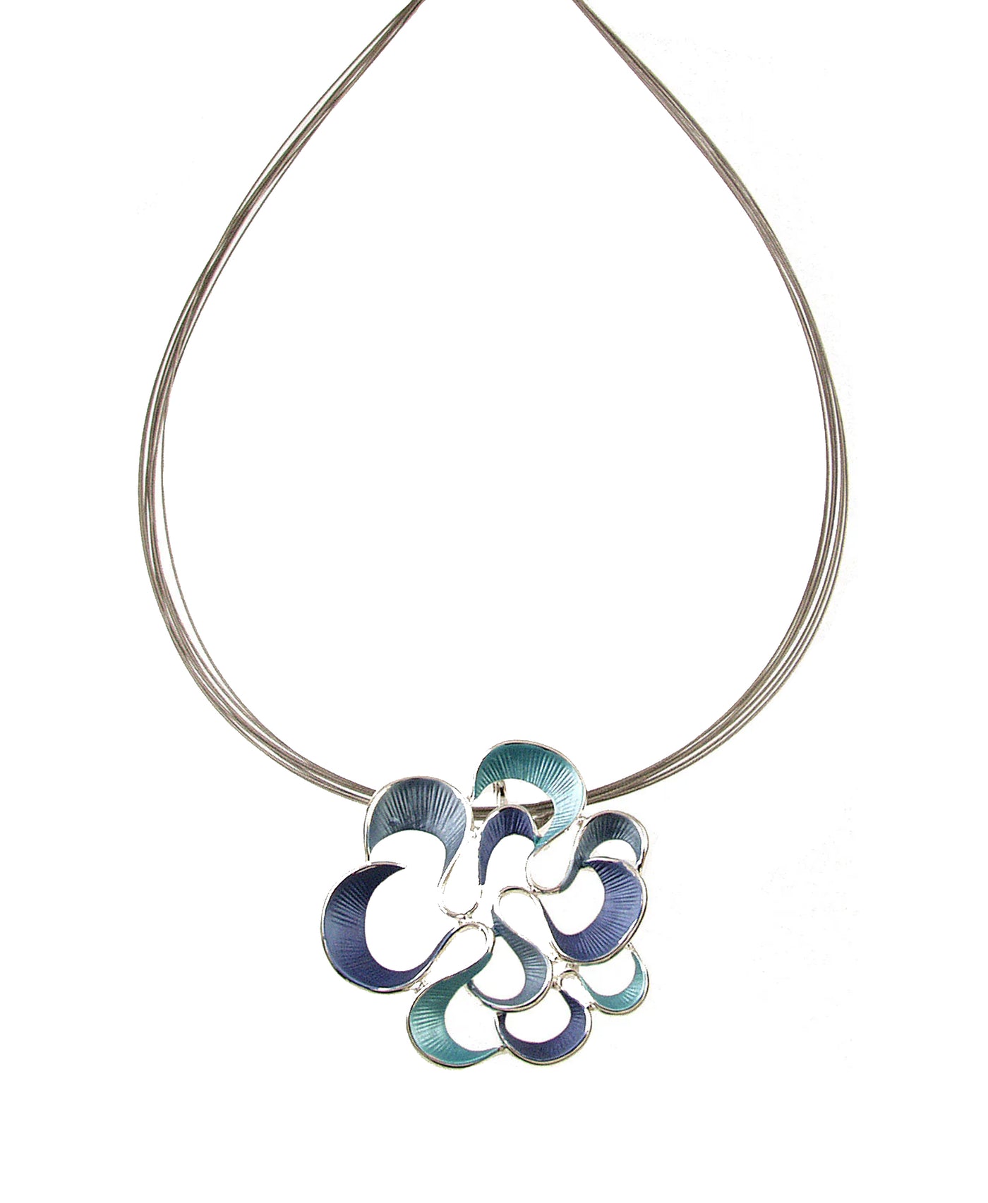 Flower Pendant Necklace view 1