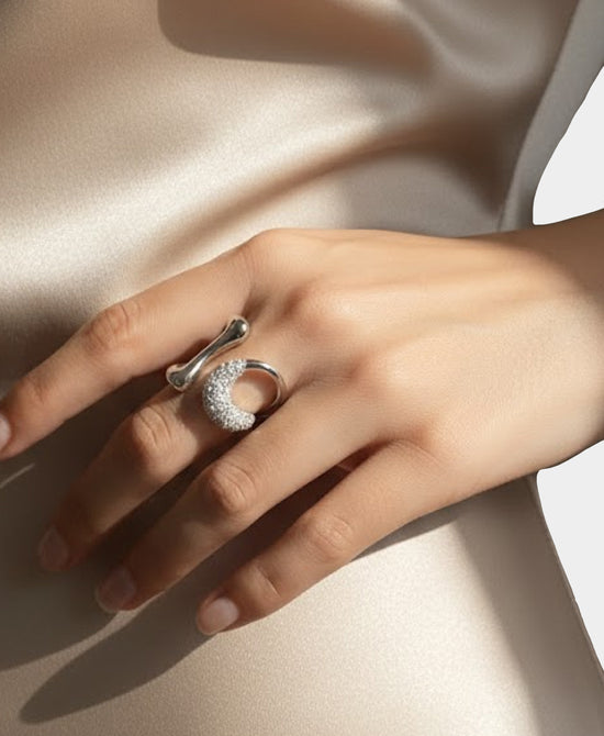 Cubic Zirconia Statement Ring view 