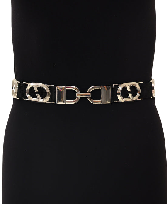 Metal Link Elastic Belt view 