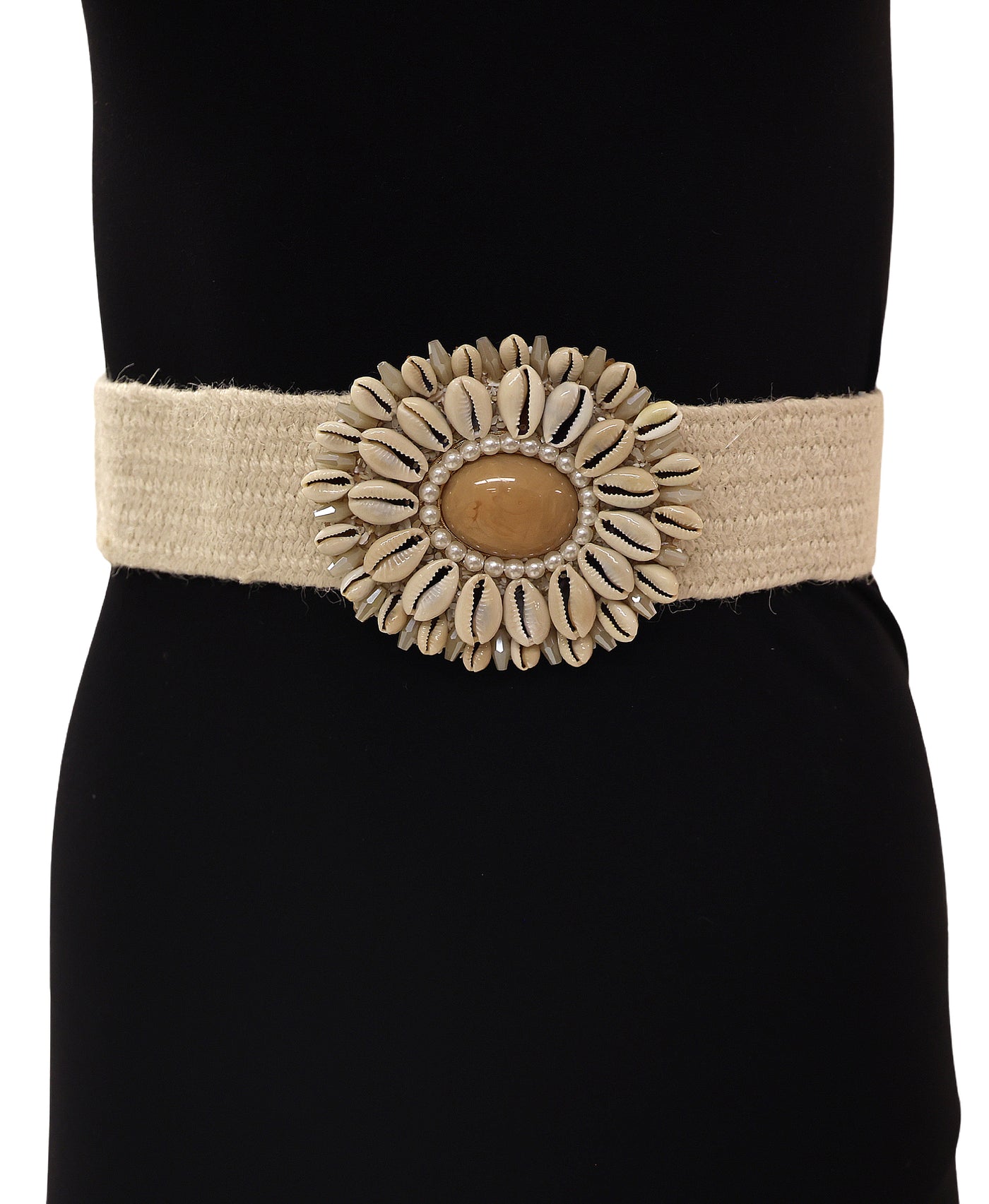 Round Seashell Buckle Belt view 2