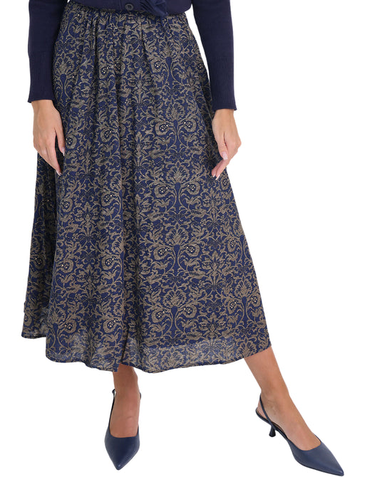 Printed Midi Skirt view 