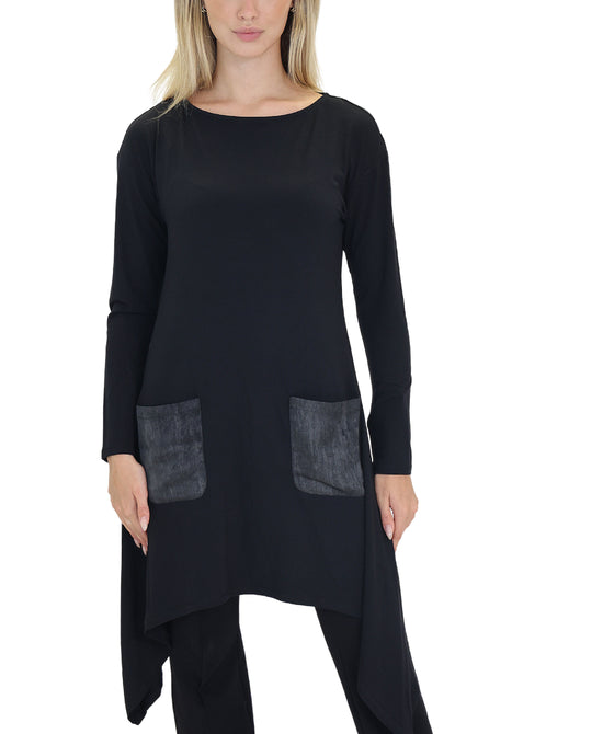 Asymmetrical Tunic Top view 