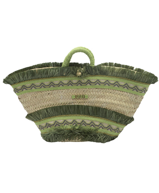 Large Straw Tote Bag view 