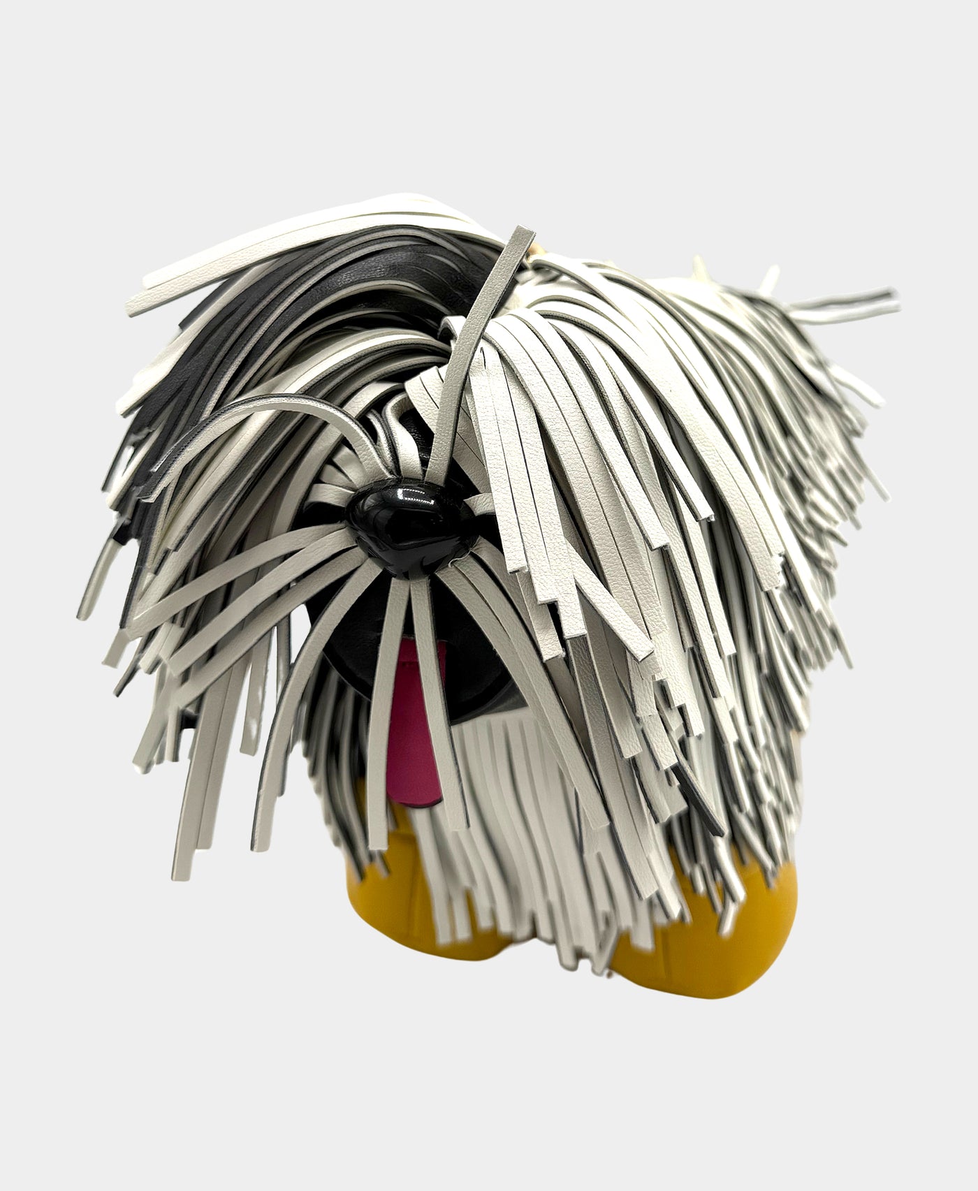 Faux Leather Fringe Dog Crossbody Bag view 1