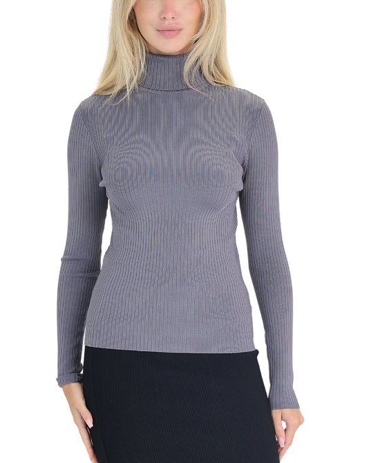 Ribbed Turtleneck view 