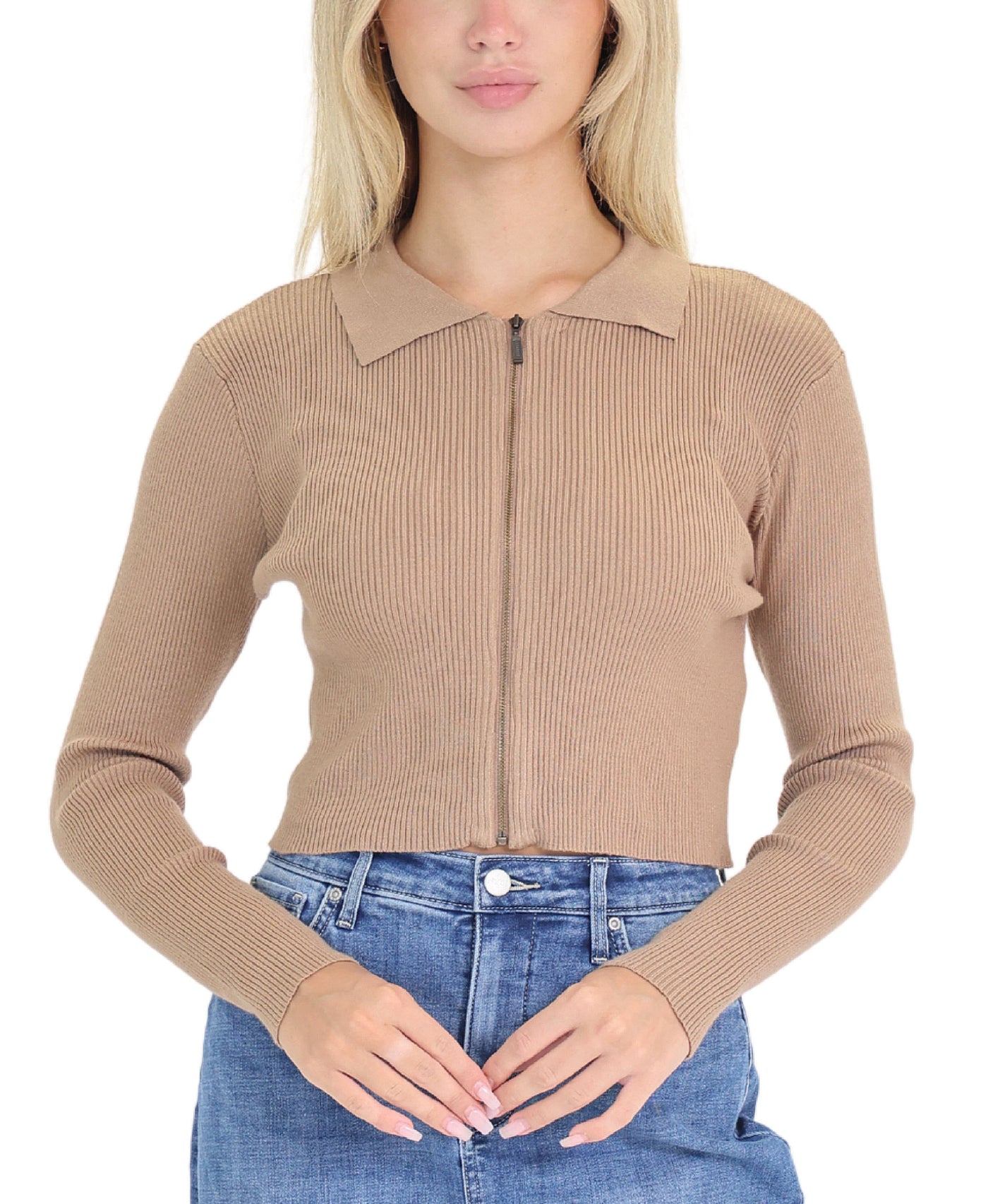 Ribbed Cardigan view 1