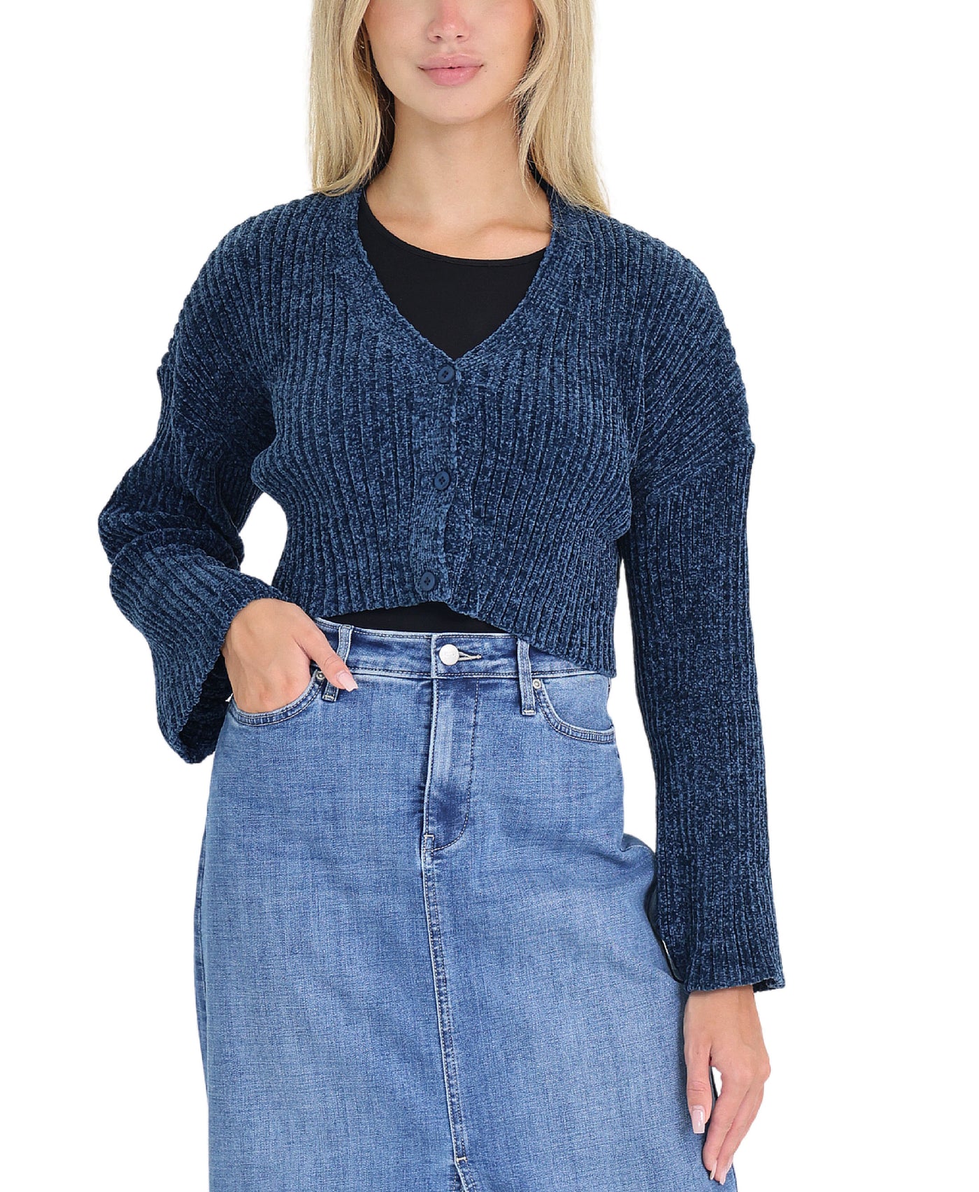 Cropped Cardigan view 1
