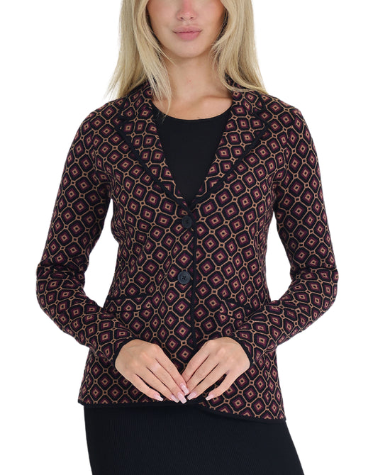 Printed Knit Blazer view 