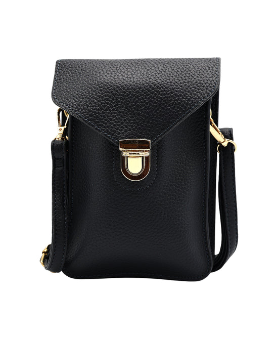 Faux Leather Cell Phone Holder/Crossbody Bag view 