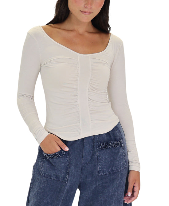 Ruched Top view 