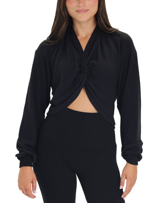 Knit Twist Top view 