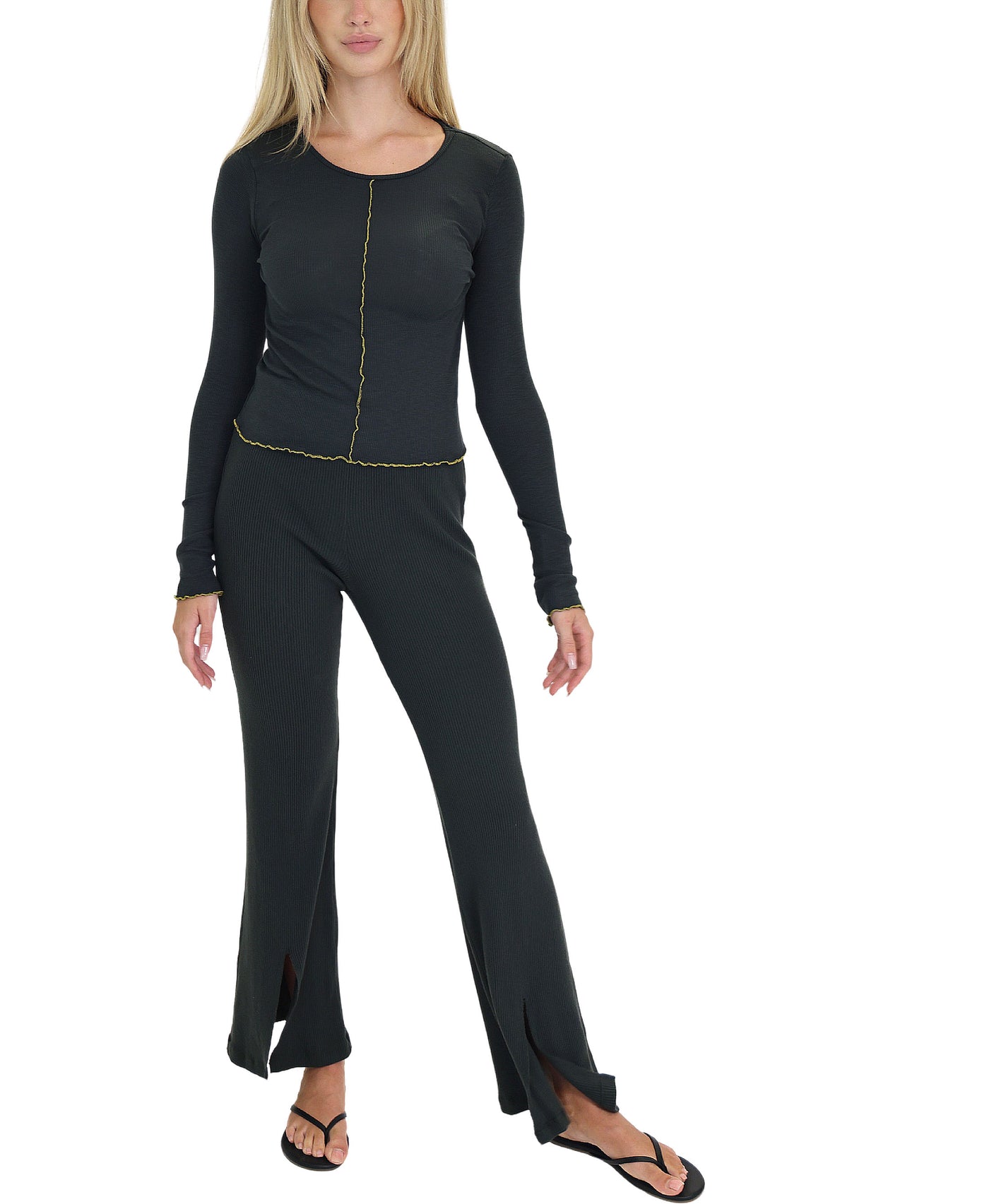 Ribbed Knit Pants