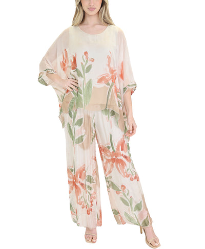Floral Print Silk Top image 2