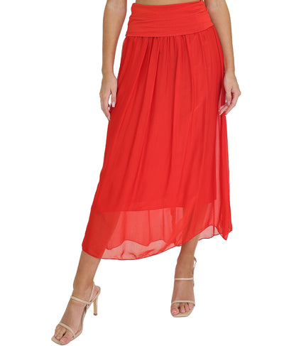 Silk Maxi Skirt image 1