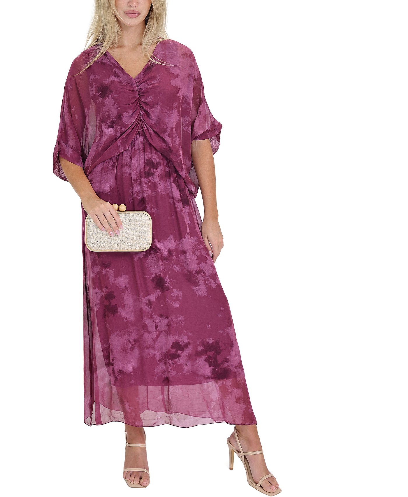 Silk Tie Dye Dress view 1