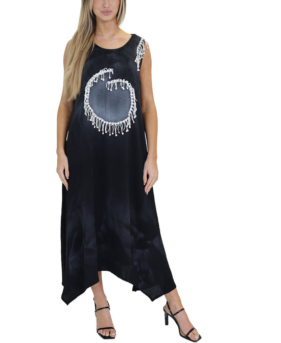 Midi Dress w/ Crochet Detail view 