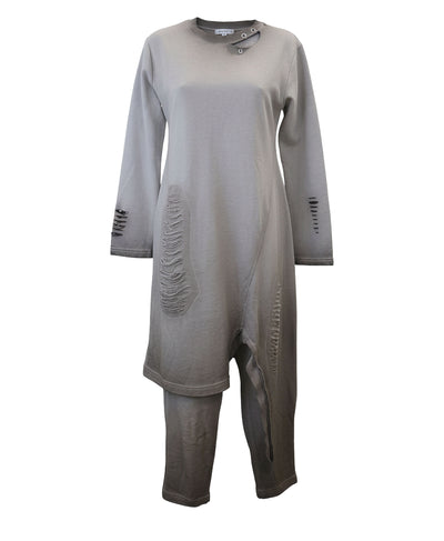 Distressed Hanky Hem Dress image 1