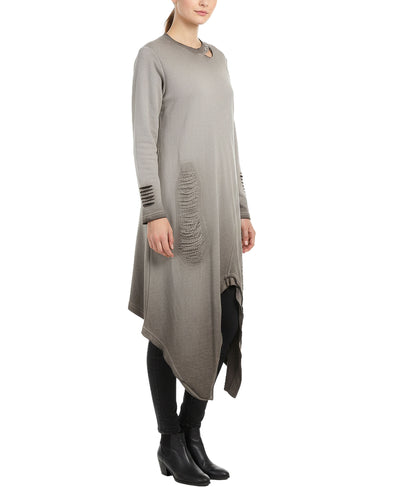 Distressed Hanky Hem Dress image 2